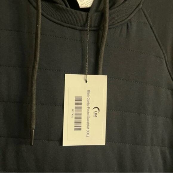 Zyia Black Combo Pocket Hooded Sweatshirt‎ Size XXL - Picture 8 of 10
